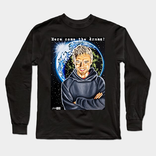 Here Come the Drums! Long Sleeve T-Shirt by jephwho